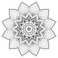 Intricate Realistic Mandala Design Background vector