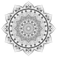 Ornate Mandala Pattern Background Design vector