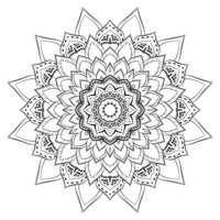 Ornate Mandala Pattern Background vector