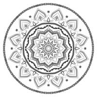 Realistic Ornate Mandala Pattern Background vector