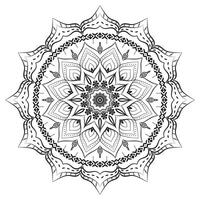 Beautiful Realistic Mandala Background vector