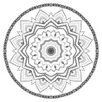 Beautiful Realistic Mandala Design Background vector