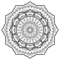Ornamental Mandala Pattern Realistic Background vector
