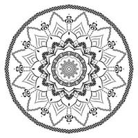 Mandala Pattern Realistic Background vector