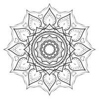 Intricate Realistic Mandala Ornament Pattern Background vector