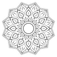 Ornamental Mandala Realistic Design Background vector