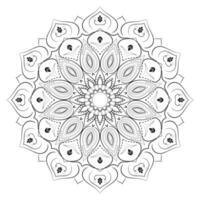 Intricate Realistic Mandala Design Background vector