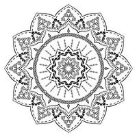 Elegant Realistic Mandala Pattern Background vector