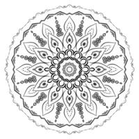 Mandala Pattern Design Background vector