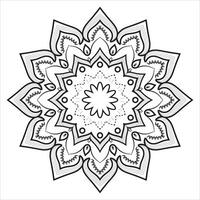 Intricate Realistic Mandala Pattern Design Background vector