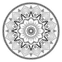 Ornamental Mandala Pattern Design Background vector