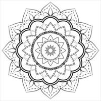 Realistic Ornamental Mandala Pattern Design vector