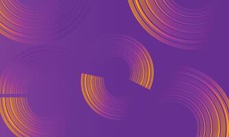 Abstract background with concentric circles in purple colors vector