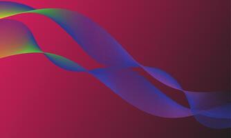 Abstract background with dynamic waves. Colorful gradient. vector