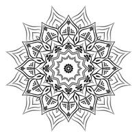 Realistic Mandala Design Pattern Background vector