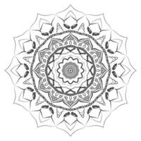 Realistic Mandala Design Pattern Background vector