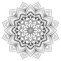 Ornate Realistic Mandala Design Background vector