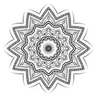 Intricate Mandala Ornament Background Design vector