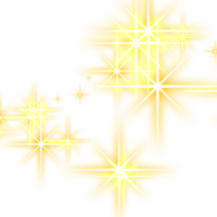 Stars flicker lights softly casting enchanting shadows png