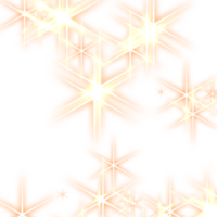 Stars shimmer brightly casting enchanting shadowy light png