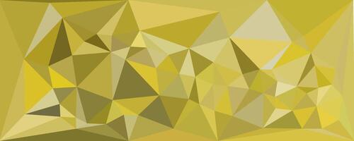 Gold Geometrical Shape Polygonal Background Abstract Banner vector