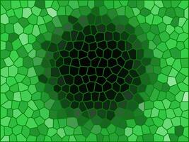 Abstract background black and green stained glass style and design for illustration. vector