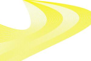 simple abstract yellow color thin to thick creative geometric wavy line pattern a yellow background with a yellow line vector