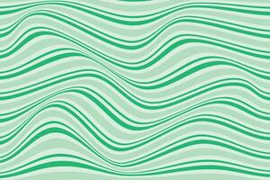 simple abstract light dark green color horizontal wavy distort line pattern a green and white striped background with a pattern of lines vector