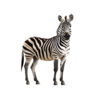 Zebra isolate transparency background png