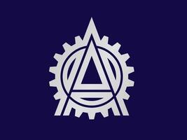 The logo for the american association of mechanical engineers vector