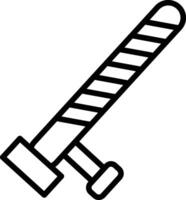 Baton Illustration Icon vector