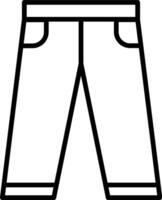 Business Trousers Illustration Icon vector