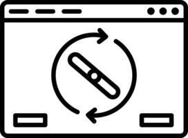 Backlink Illustration Icon vector