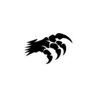 The claws of a bird, vintage line drawing vector