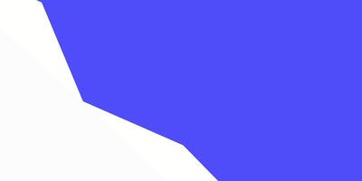 A blue and white background with a white triangle vector