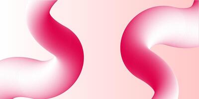 Abstract pink wave background with white and pink colors vector