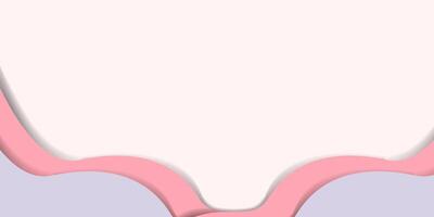 A pink paper cutout of a human heart vector