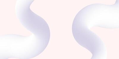 A white and pink background with a wavy shape vector