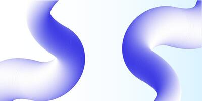 Abstract blue and white waves on a white background vector