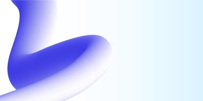 A blue and white abstract background with a curved shape vector