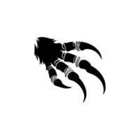 The claws of a bird, vintage line drawing vector