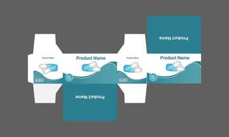 a box with two toothpaste tubes on it vector