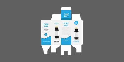 packaging design for inkjet printer, with two bottles and a bottle opener vector