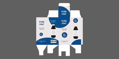 a package of pure propylene glycol vector