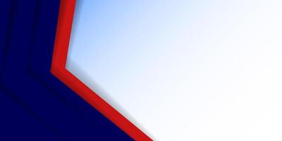A blue and red background with a white border vector