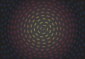 Gradient background with circular dashed lines vector