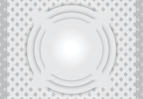 Background of ornaments with tiered circles and continuous corners on four sides vector