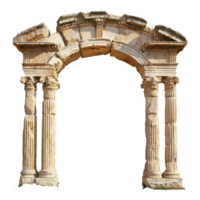 An archway with columns and pillars png