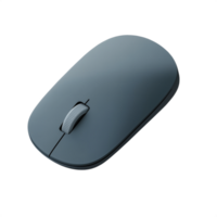 Wireless computer mouse with a sleek design, isolated on a transparent background png