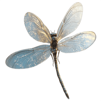 dettagliato avvicinamento di un' libellula con trasparente Ali su un' trasparente sfondo in mostra intricato modelli e delicato struttura png